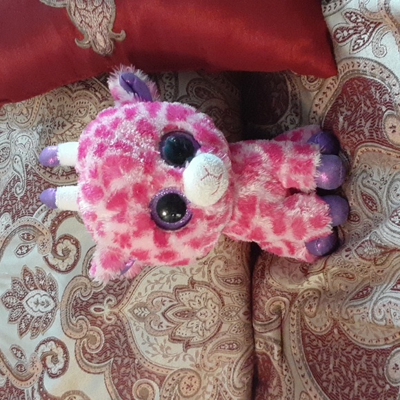 TY Beanie Boo Twigs the Pink Giraffe - Picture 2 of 16